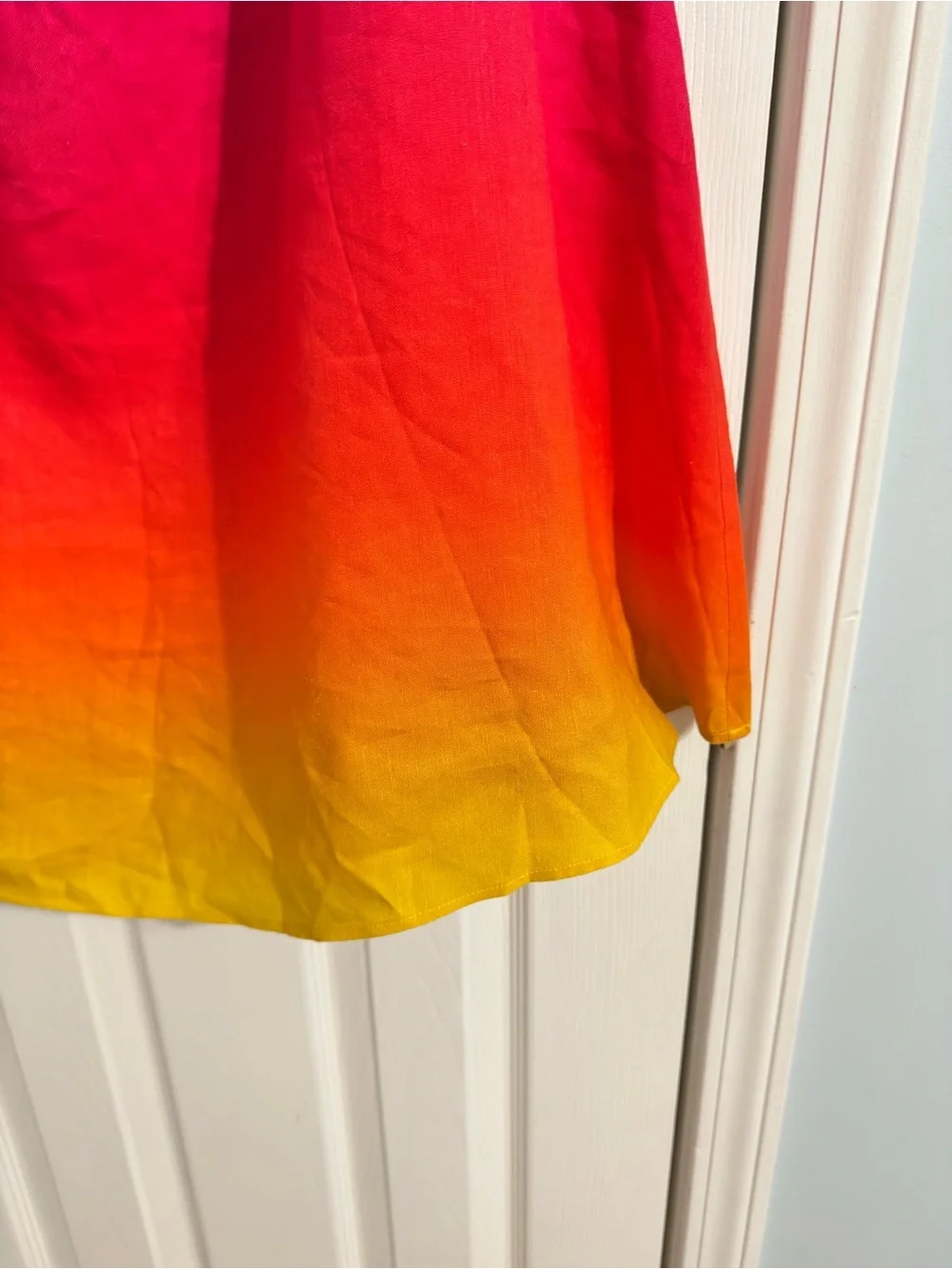 Lauren Ralph Lauren Women's Ombre Linen Blend Skirt 16